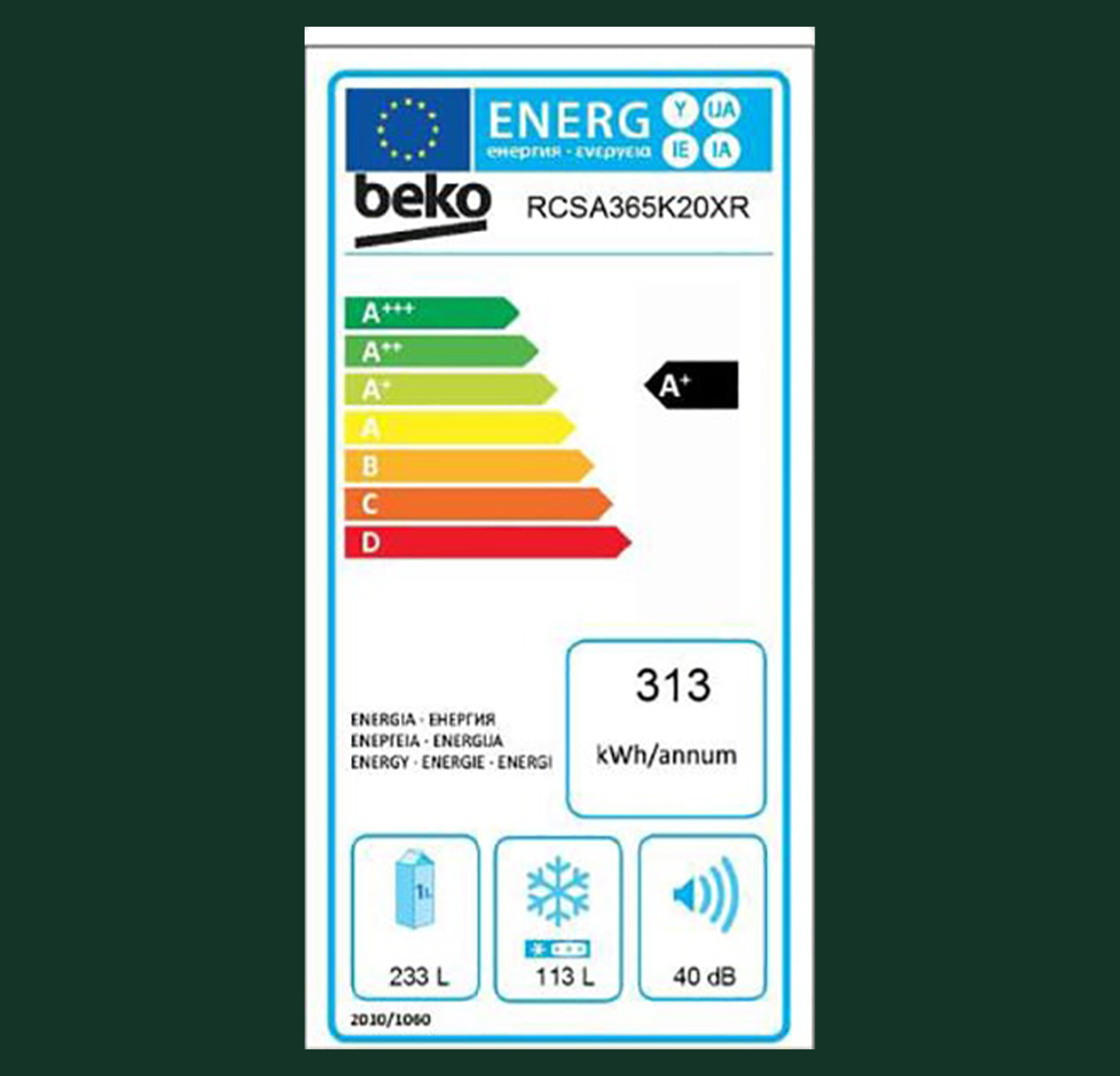 Réfrigérateur Beko image 3