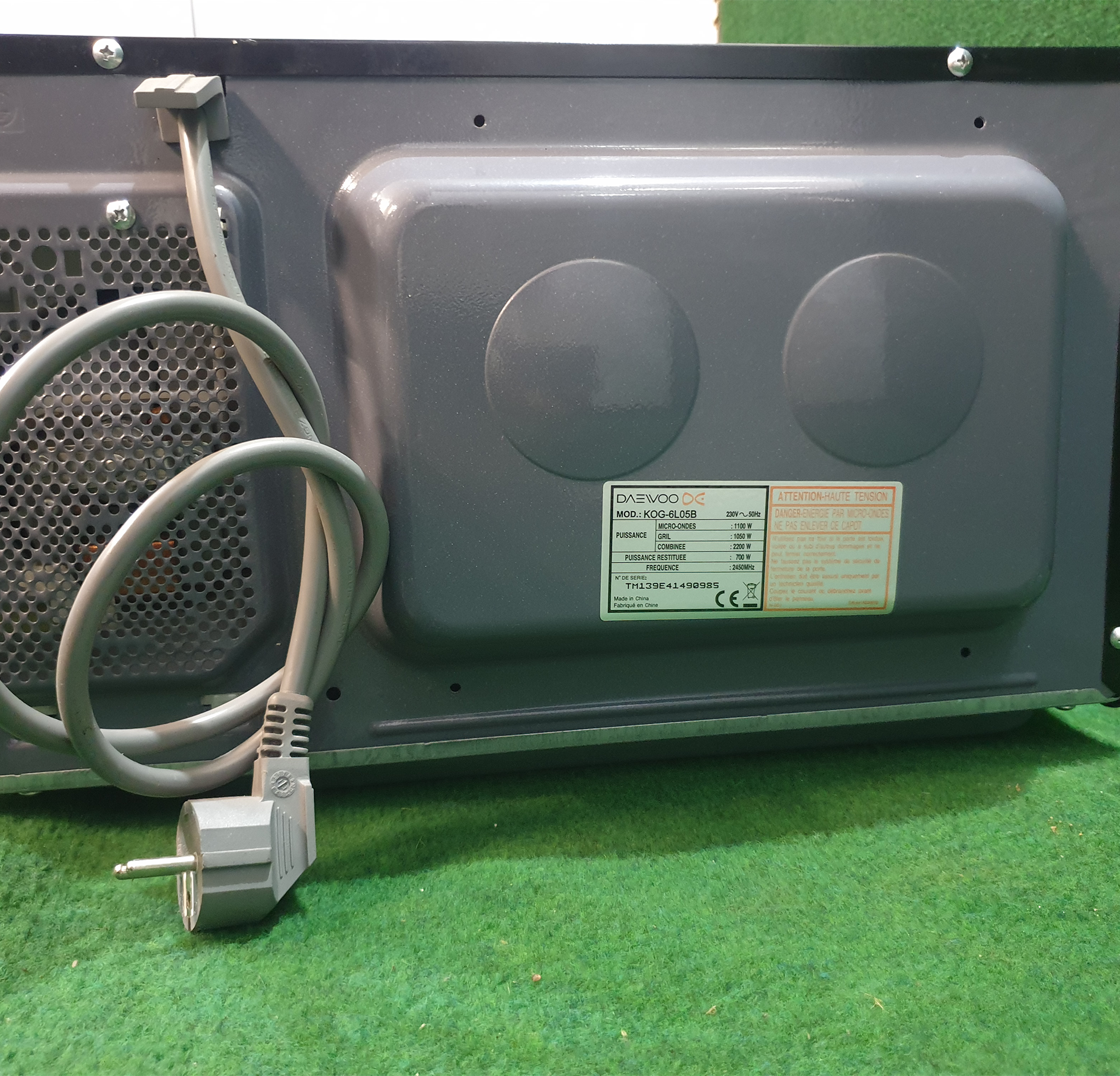 Micro-ondes/Gril DAEWOO 1100WAT image 6
