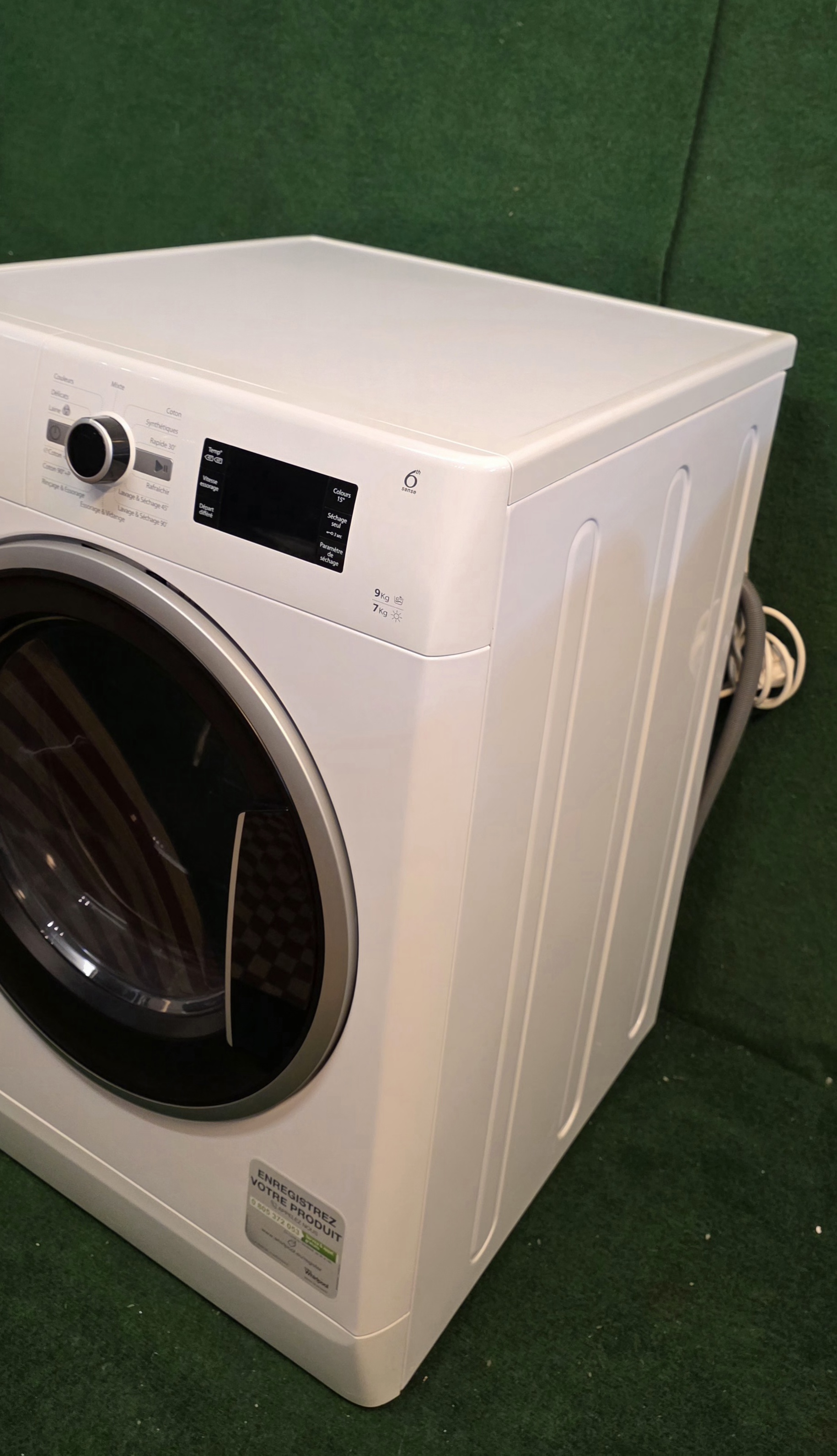 Lave-linge Séchant  WHIRLPOOL 9kg/7kg - photo 6